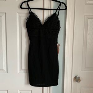 NWT! Women’s Black Haute Monde Cocktail Mini Dress size small